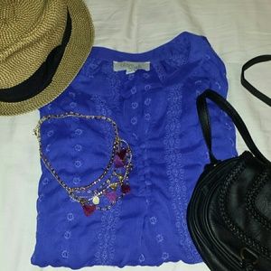 Olive and Oak Peasant Top