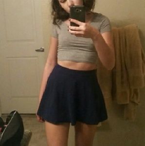 🌠Navy Blue skater skirt