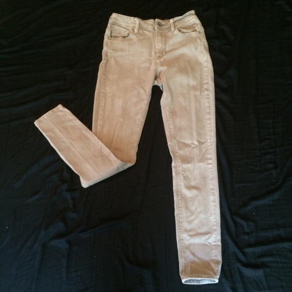 Bulkhead Kahki High Rise Skinny Jeans - Picture 1 of 3
