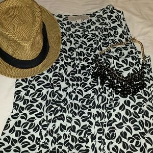 Anne Taylor Loft Mint Leaf Sleeveless Top