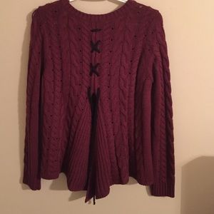 Brand new wine sweater