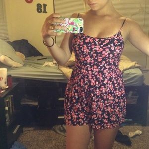 A cute flowery romper
