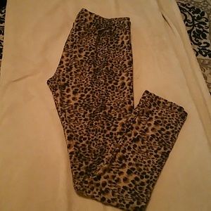 Kardashian kollection leopard leggings