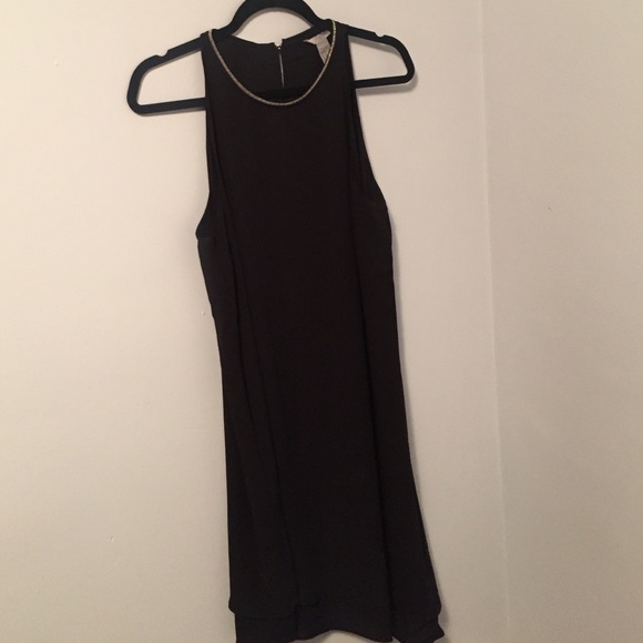 Asymmetrical black dress