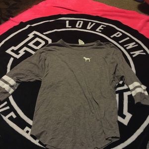 Final price💕3/4 sleeve VS pink light weight shirt