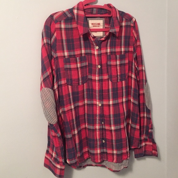 Red white & blue checked shirt