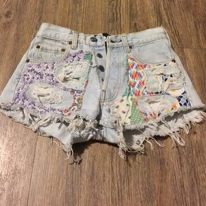 High waisted shorts