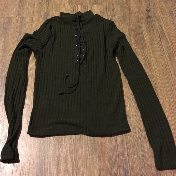 Lace up top