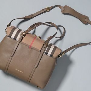 🔴SOLD🔴Burberry Taupe Diaper Bag - Authentic!
