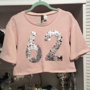 H&M crop top sweater.