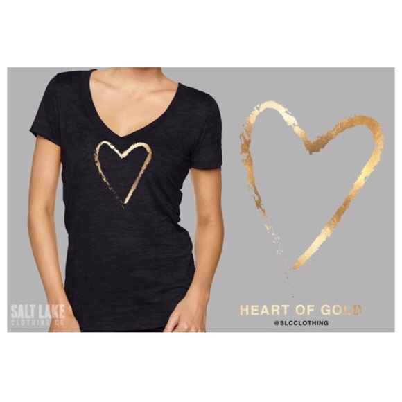 🆕 SALT LAKE heart of gold tee - Picture 2 of 3