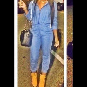 Denim jumpsuit