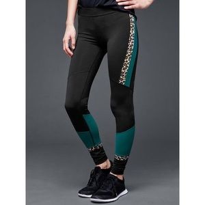 GAP GAPFIT Gfast Athletic Leggings Cheetah Medium