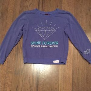 Purple Diamond Pull Over