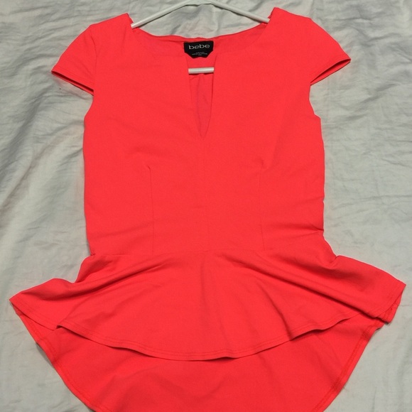 bebe Tops - bebe Peplum Top