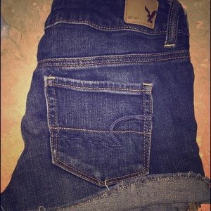 American eagle jean shorts