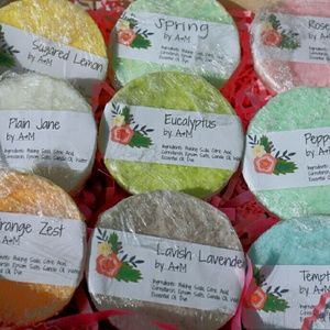 Handmade shower bombs!
