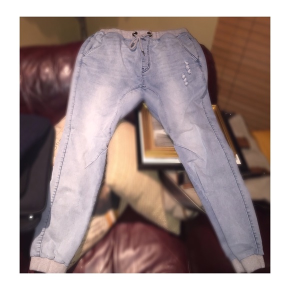 CottonOn Track Denim Jogger MENS