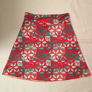 NWT Printed knee length skirt