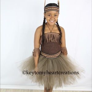 Indian tutu dress costume set