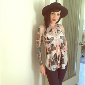 Xhiliration sleeveless top...like NEW!!