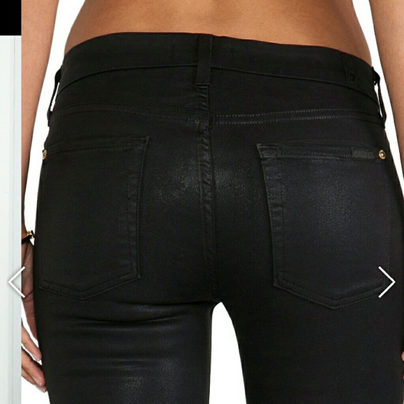 🔴 $$"NWOT" Skinny Denim Jeans with a Shine - Picture 2 of 3