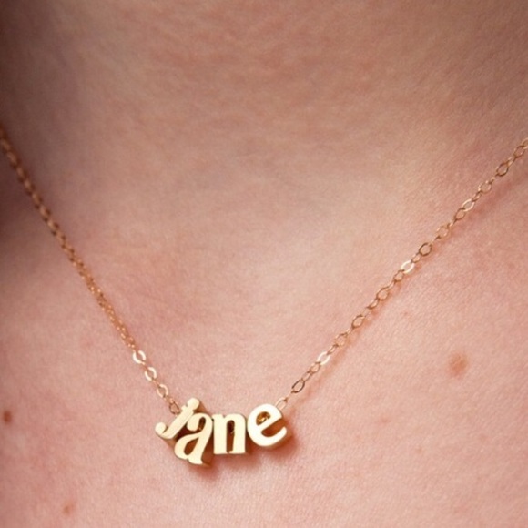 CUSTOM lowercase INITIALS NECKLACE - Picture 2 of 5