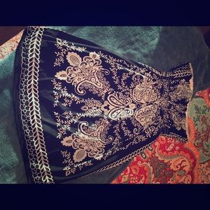 Silky soft strapless dress