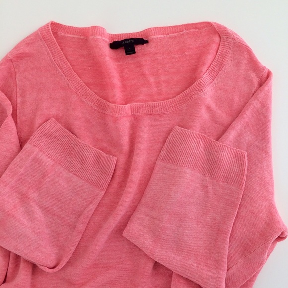 Pink J Crew Sweater