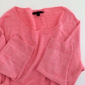 Pink J Crew Sweater