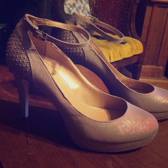 Gorgeous Champagne Platform Heels