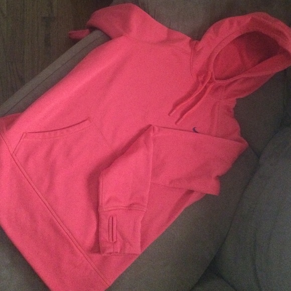 Nike Therma Fit Hoodie Papaya Colored