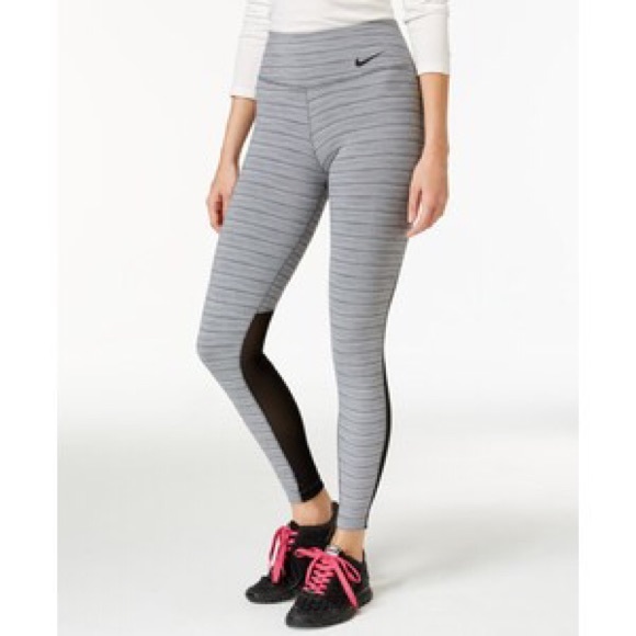 Striped mesh Nike Leggings