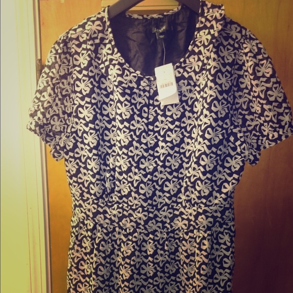 J CREW WOMENS BOW TIE DRESS