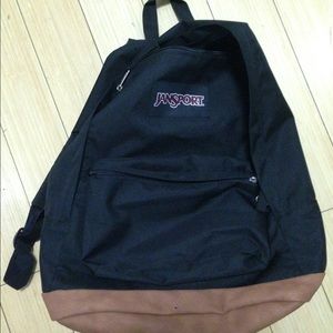 Brand NEW Black & Brown Bottom Jansport Book Bag!