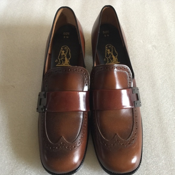 Hush puppies brown shoes 9N like new