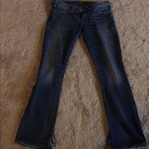 Silver bootcut jeans