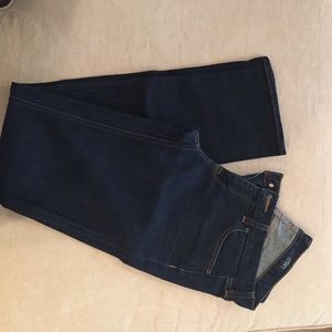 J. Crew matchstick dark rinse jeans
