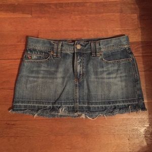 Abercrombie and Fitch denim mini skirt