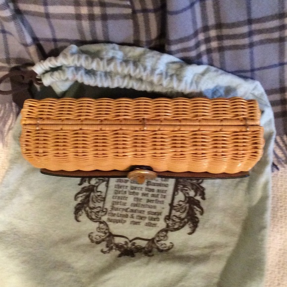 Juicy Couture straw clutch - Picture 2 of 3