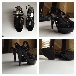 SEXY JESSICA SIMPSON PLATFORM HEEL SANDALS SZ9