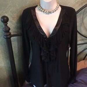 Black statement piece Top by I-N-C