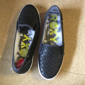 ROXY black slip on sneakers