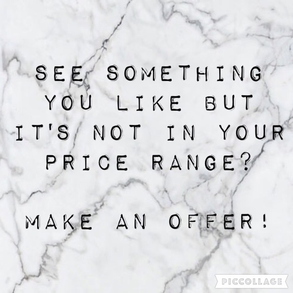 Accepting Reasonable Offers!