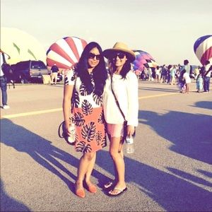 Nice dress with beautiful print.