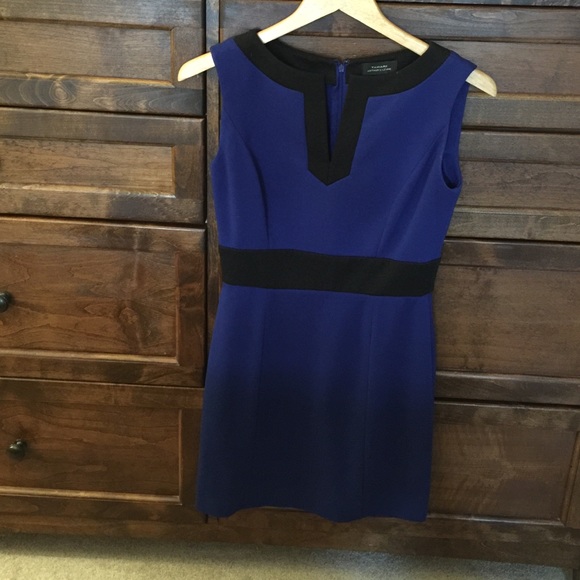 Navy blue and black sheath