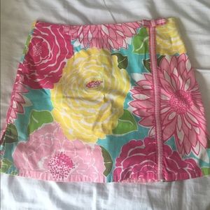 Size 4 Floral Lilly Pulitzer Skirt
