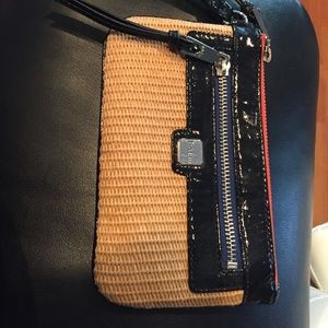 Wicker looking clutch