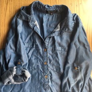 Velvet Heart chambray top