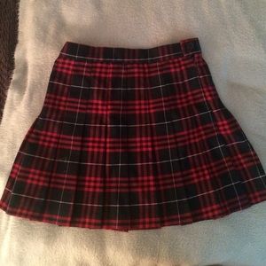 American apparel plaid skirt